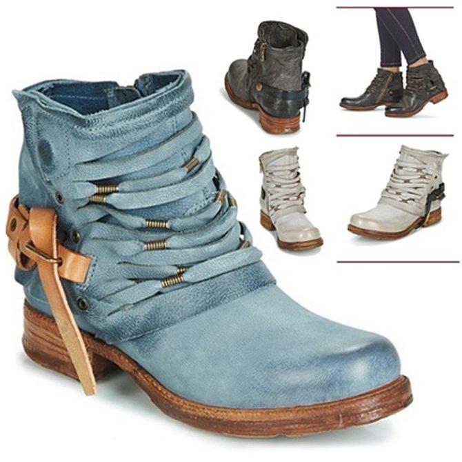 Lune London | Retro Ankle Boots with Block Heel and Zipper