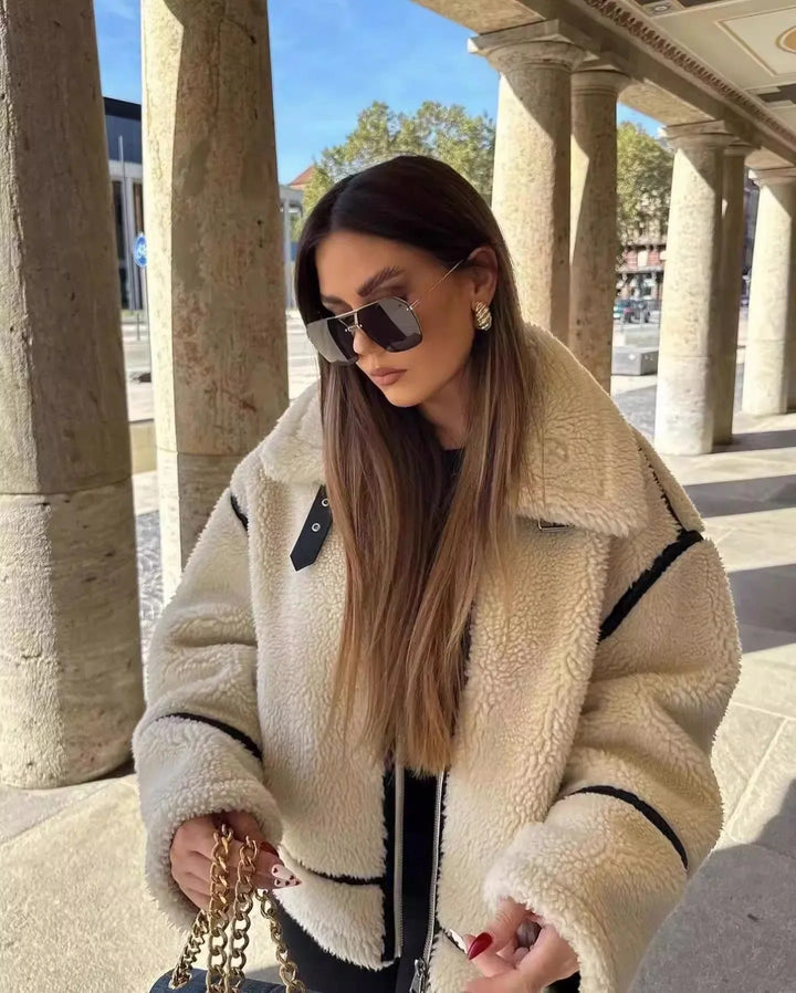 Amarae | Soft, Warm Teddy Jacket