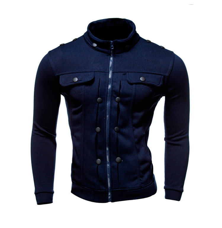 Winter sweatshirt jacket for women with stylish button details Lune London