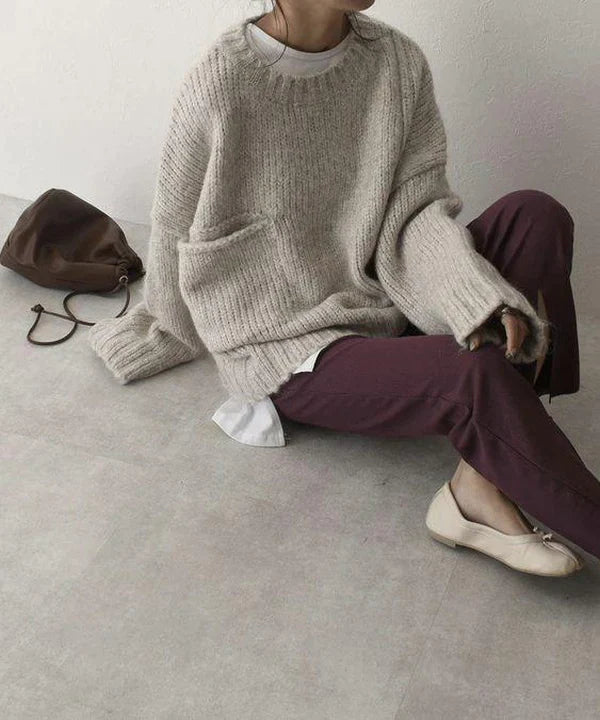 Lune London | Comfortable oversized pullover with pocket