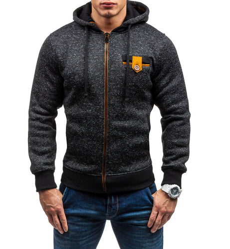 Trendy hooded jacket for men with a structured design and practical pockets Amarae