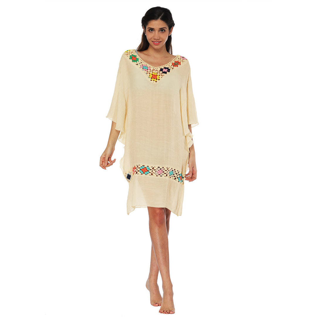 Lune London Embroidered Beach Tunic for Women