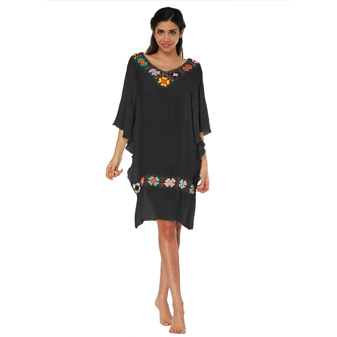 Lune London Embroidered Beach Tunic for Women