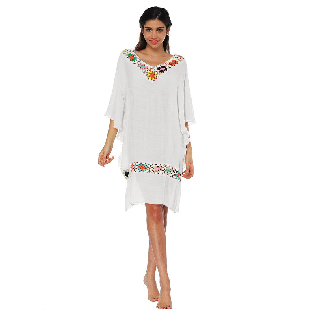 Lune London Embroidered Beach Tunic for Women