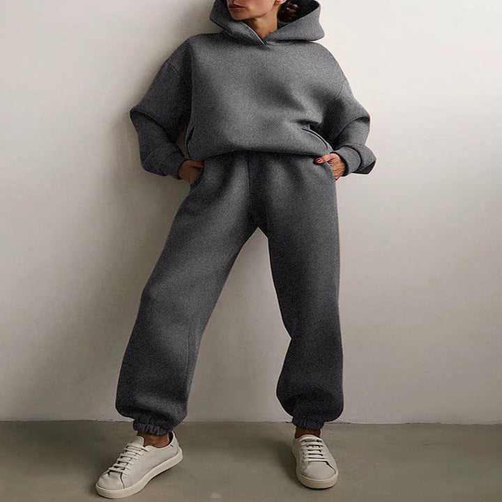 Amarae | Trendy hooded sweatshirt in casual set