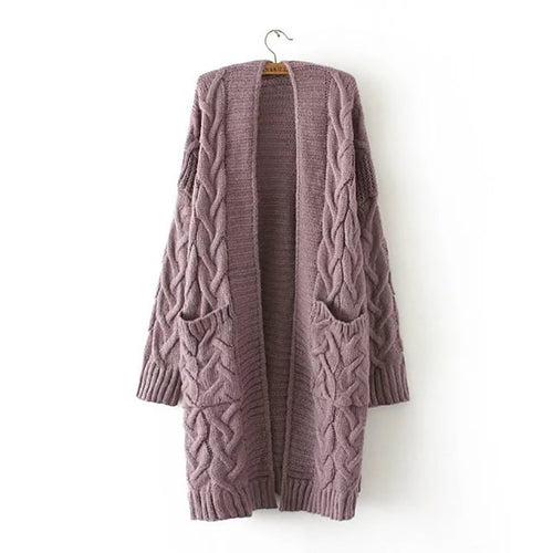 Women's knitted jacket with textured pattern Amarae