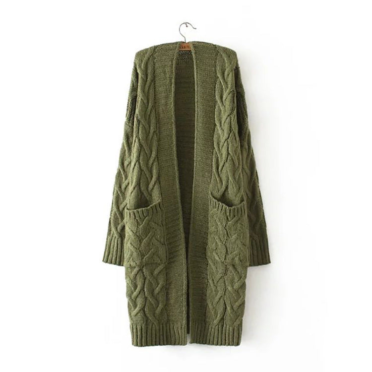 Women's knitted jacket with textured pattern Lune London