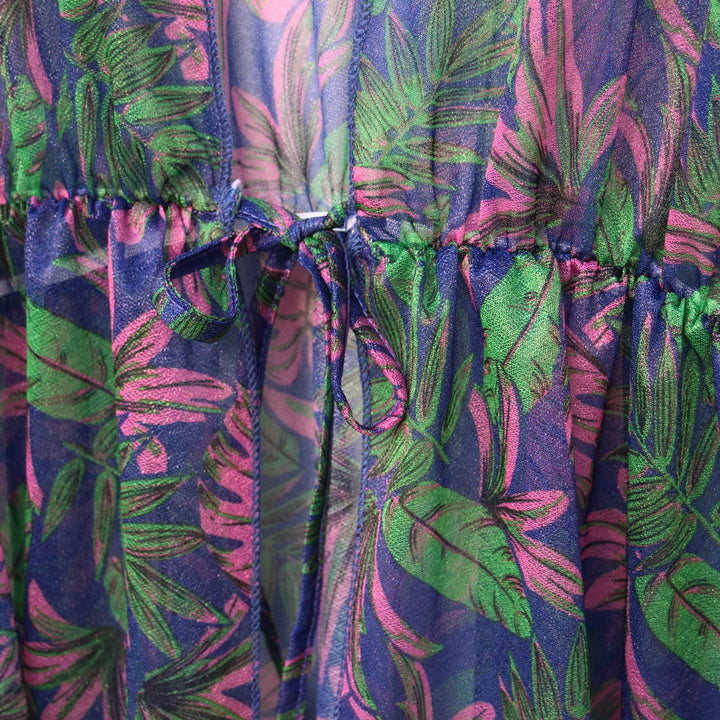 Amarae Transparent Floral Print Beach Dress for Women