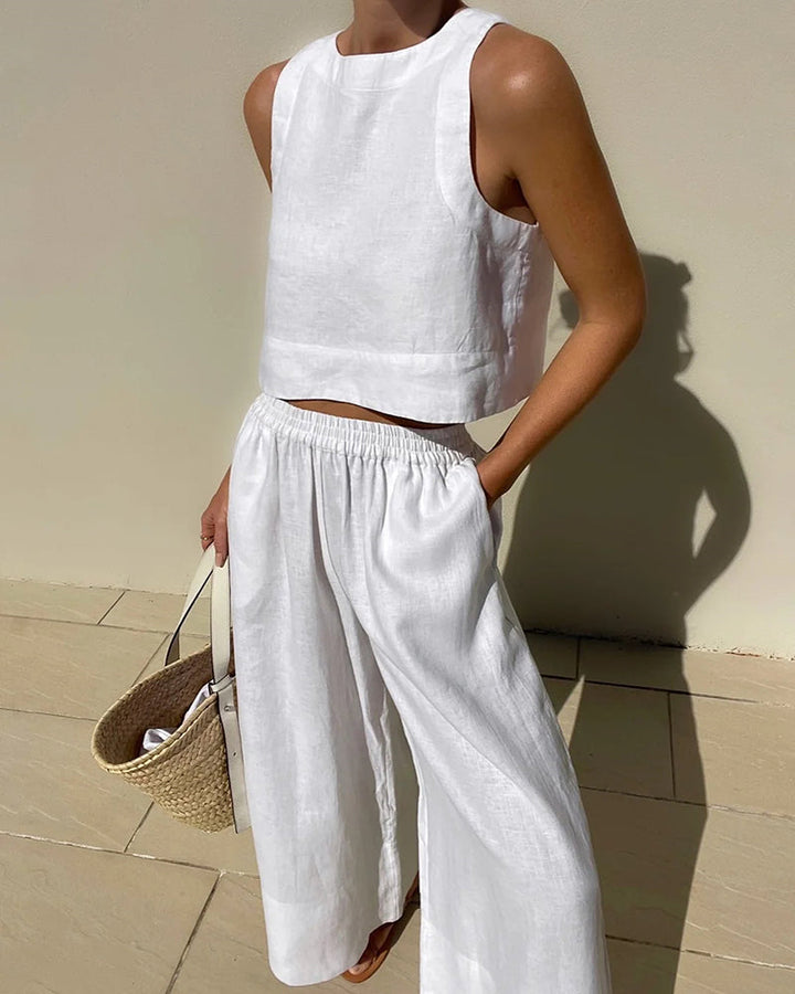 Amarae | Linen Two-Piece Summer Set Women