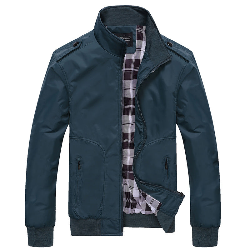 Modern transition jacket for men with practical zip pockets Lune London