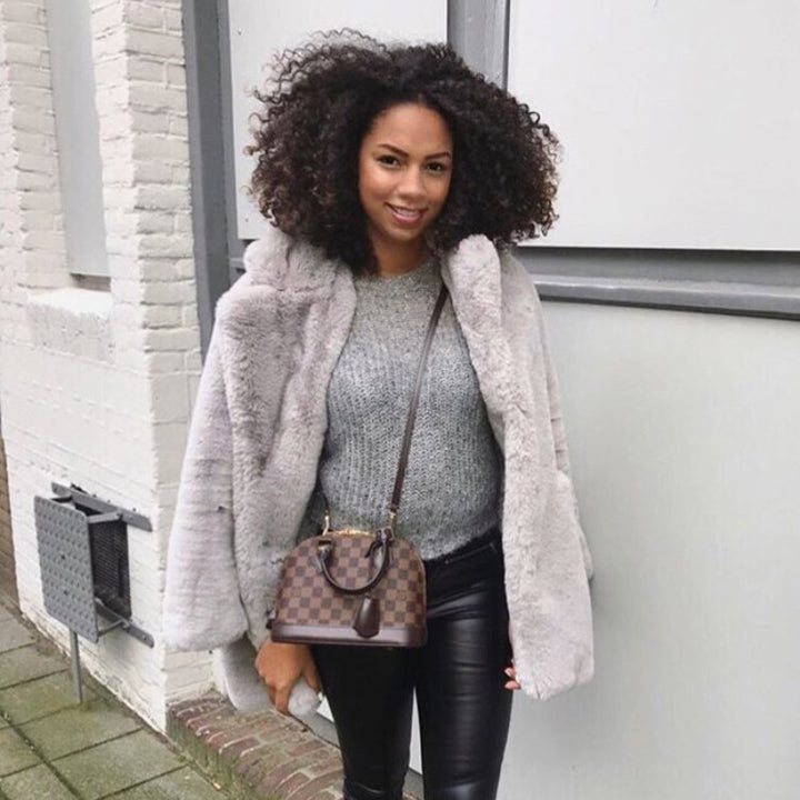 Luxurious fleece coat for women Lune London