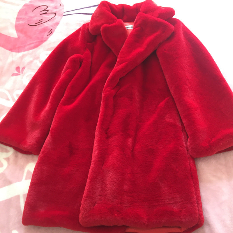 Luxurious fleece coat for women Lune London