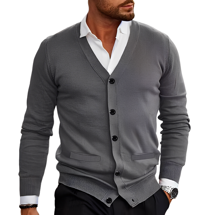 Amarae | Casual Cotton Cardigan with Buttons for Men