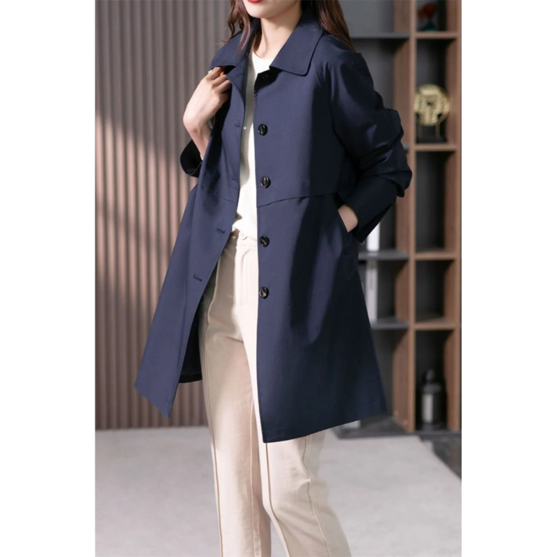Lune London | Classic Trench Coat Women, Simply Tied, Tailored Women's Coat