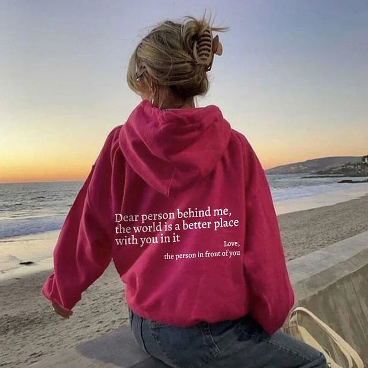 Lune London | "Dear Person Behind Me" Hoodie