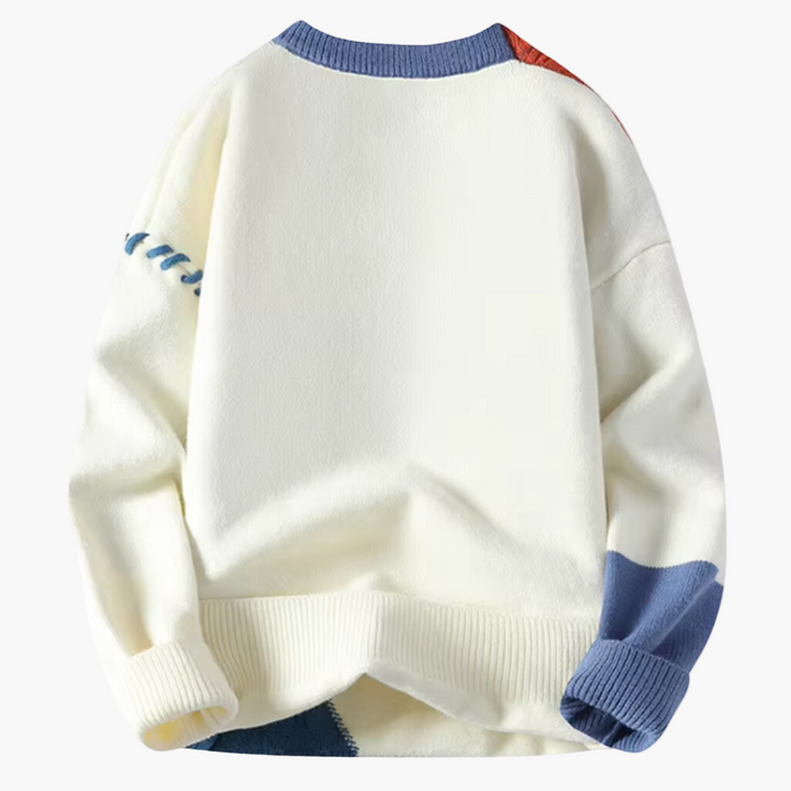 Lune London | Patchwork sweater with modern design - Perfect for autumn and winter