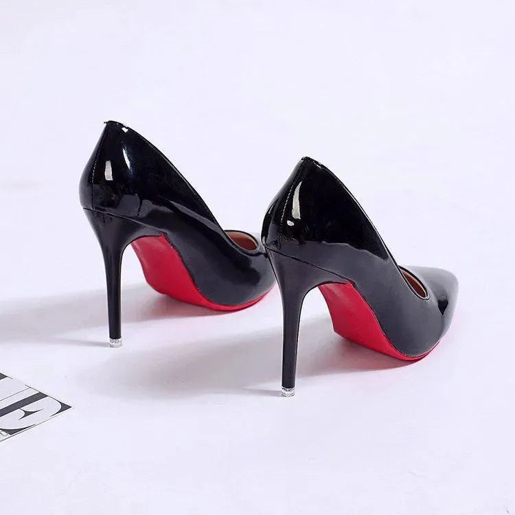 Women’s PU Stiletto Pumps mit Low Upper & High Heel | Lune London
