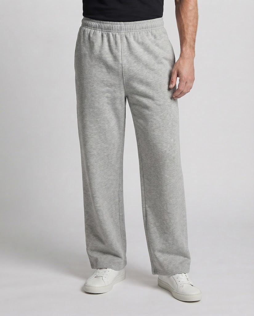 Unisex Extra Wide Sweatpants in Palazzo Cut with Elastic Comfort Waistband Amarae