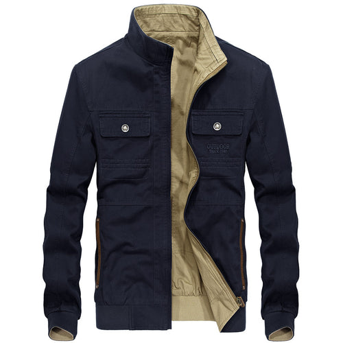 Casual outdoor jacket for men with high collar and elastic cuffs Amarae