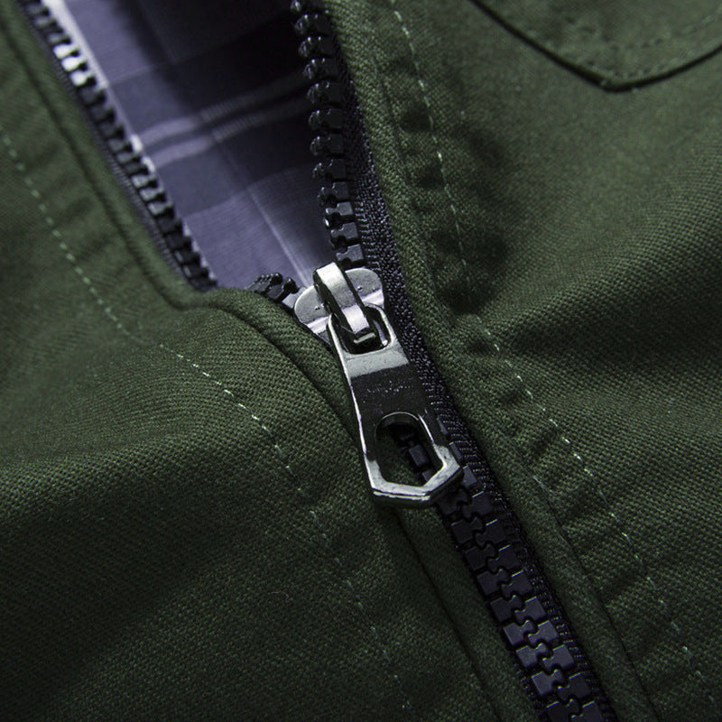 Casual utility jacket for men with high collar and multiple pockets Lune London