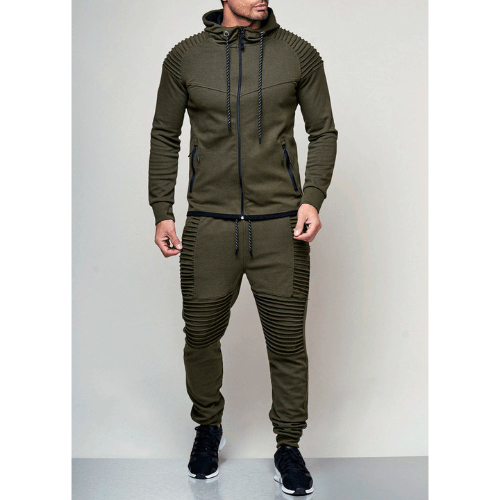 Sport training set for men with structured inserts and breathable material Amarae
