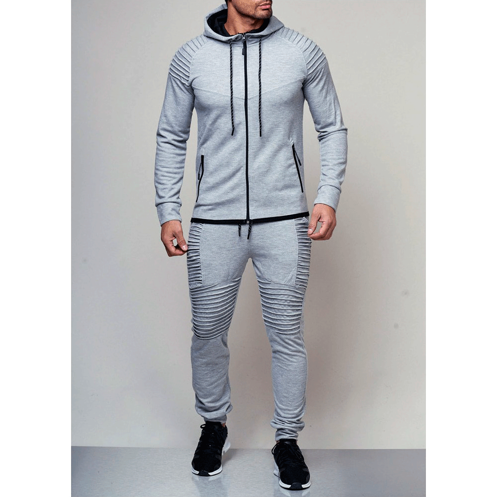 Sport training set for men with structured inserts and breathable material Amarae