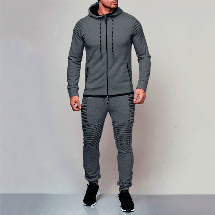 Sport training set for men with structured inserts and breathable material Amarae