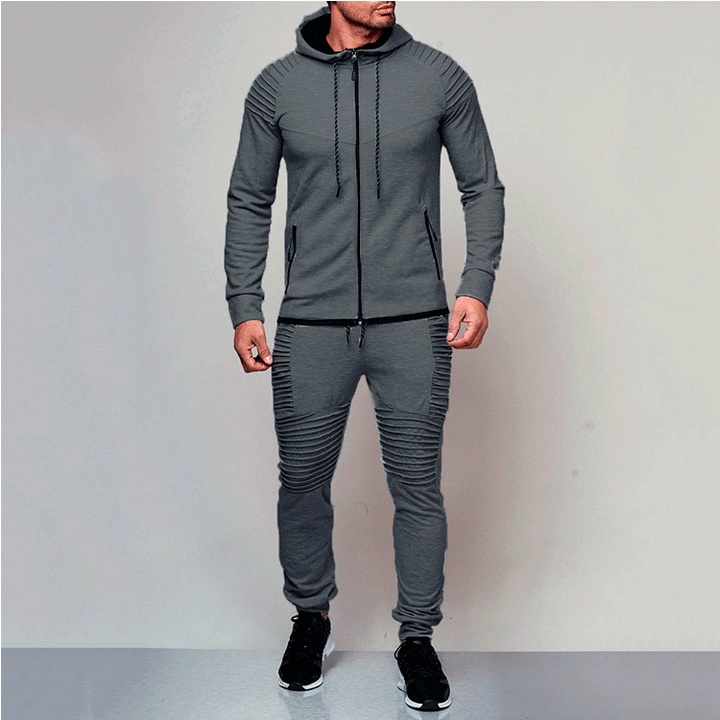 Sport training set for men with structured inserts and breathable material Amarae