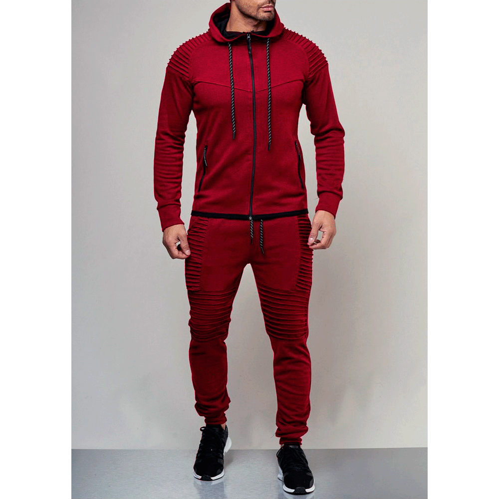 Sport training set for men with structured inserts and breathable material Amarae