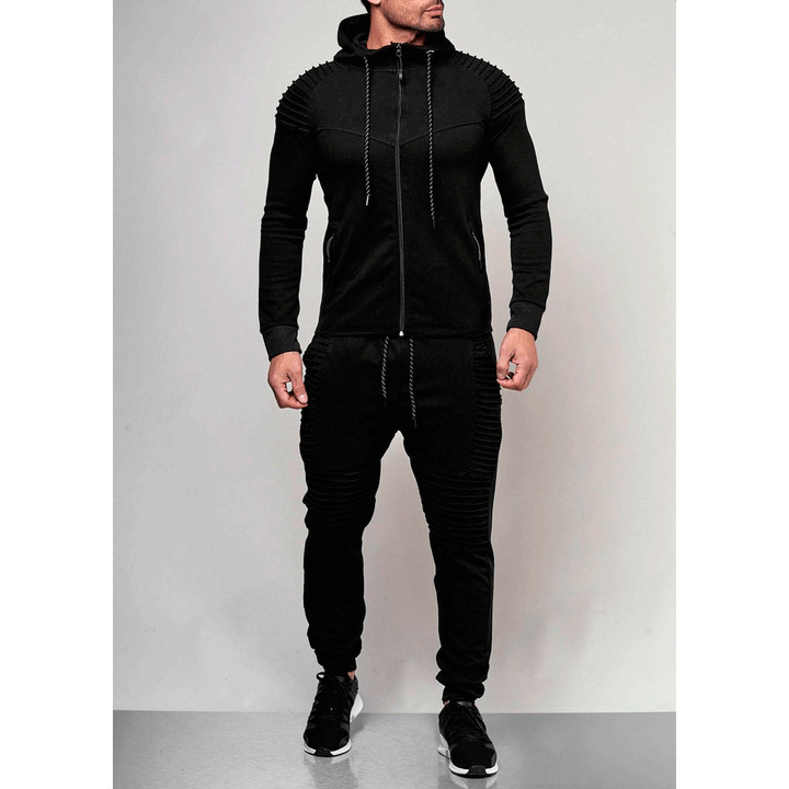 Sport training set for men with structured inserts and breathable material Amarae