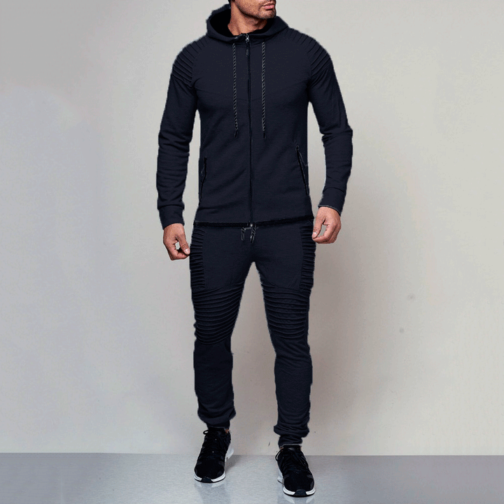 Sport training set for men with structured inserts and breathable material Amarae