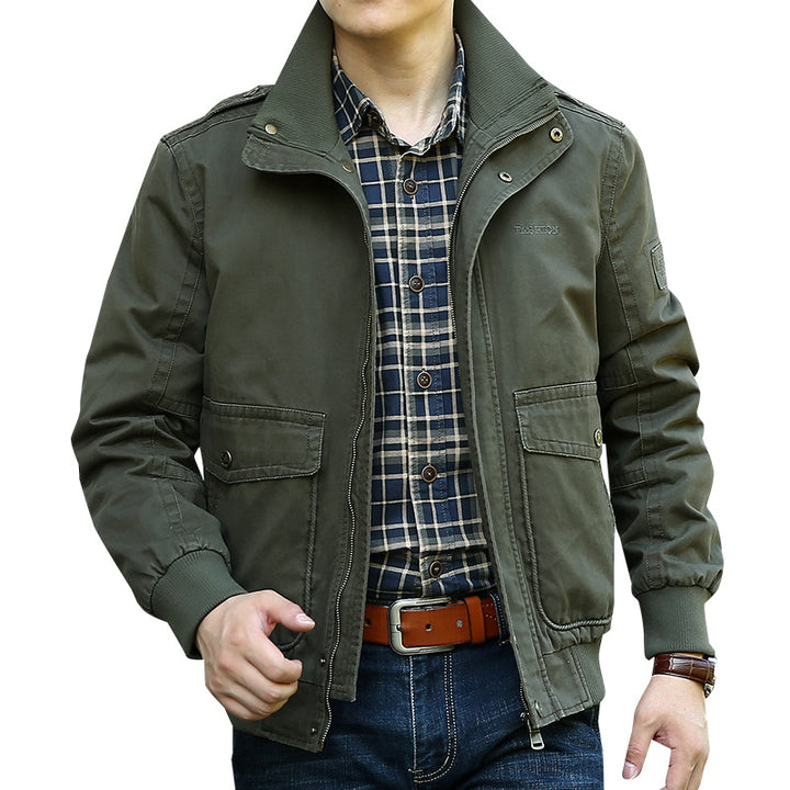 Stylish utility jacket for men with practical pockets Amarae