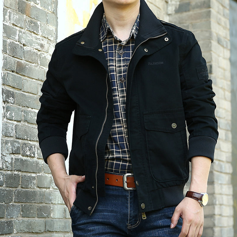 Stylish utility jacket for men with practical pockets Amarae