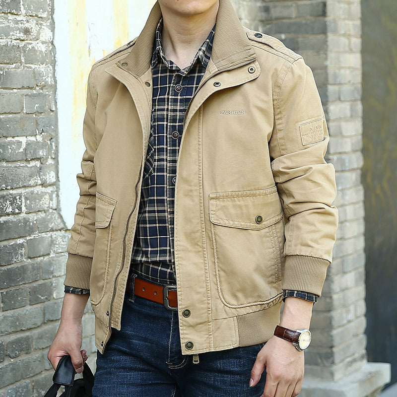 Stylish utility jacket for men with practical pockets Amarae