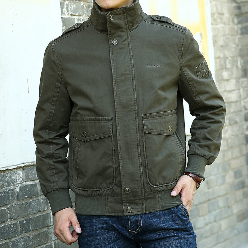 Stylish utility jacket for men with practical pockets Amarae