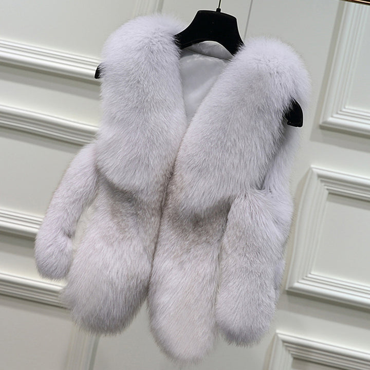 Ladies elegant fur vest Amarae