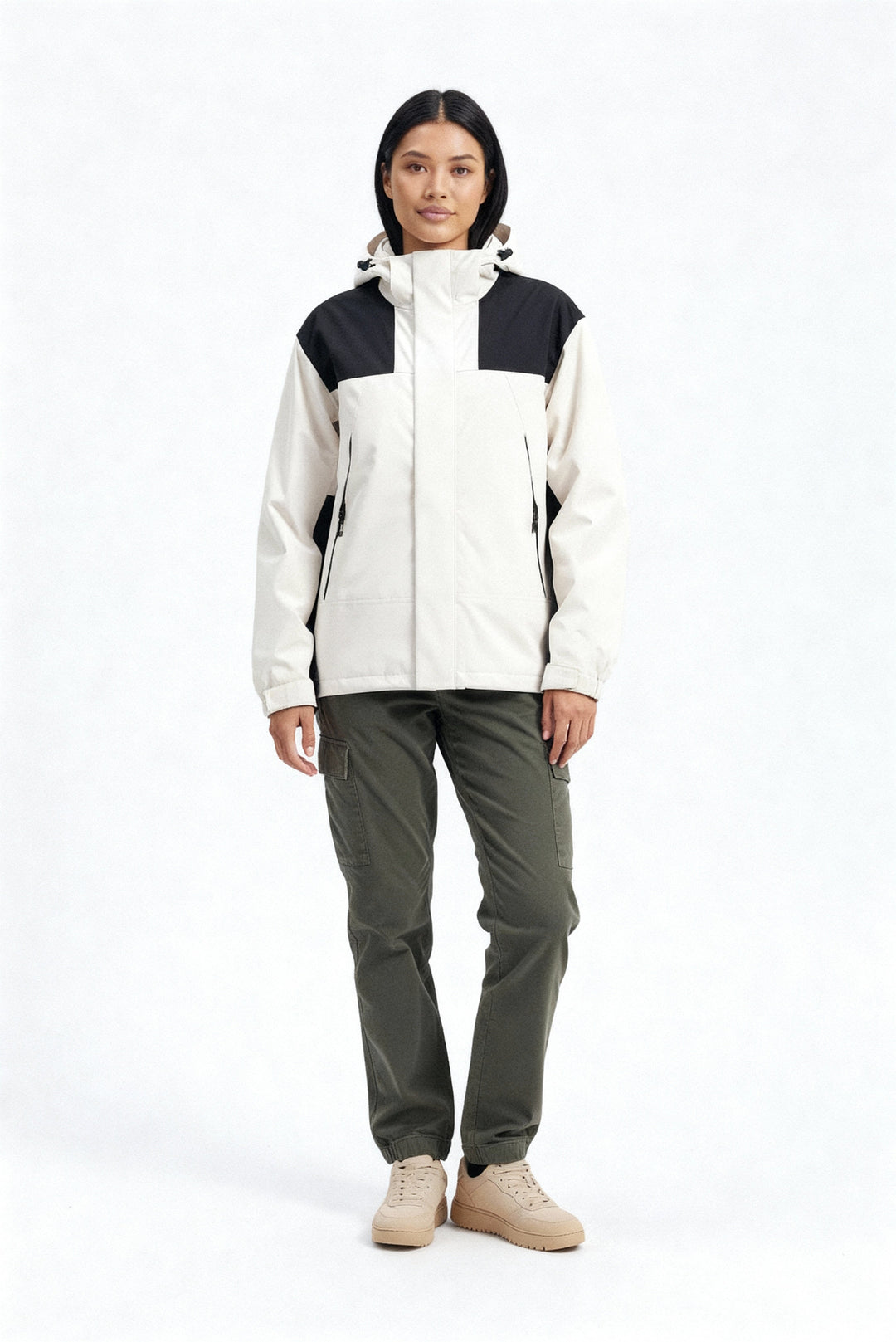 Lune London | 3-In-1 Fleece Winter Jacket with Hood for Women Versatile & Warm