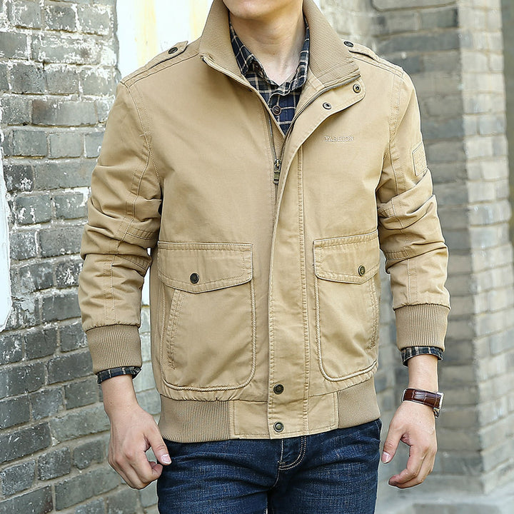 Stylish utility jacket for men with practical pockets Amarae