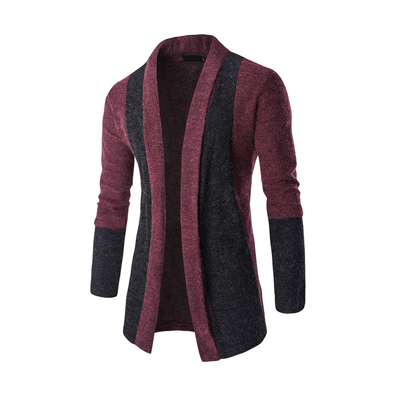 Ladies fashionable cardigan with asymmetrical design and elongated cut Lune London