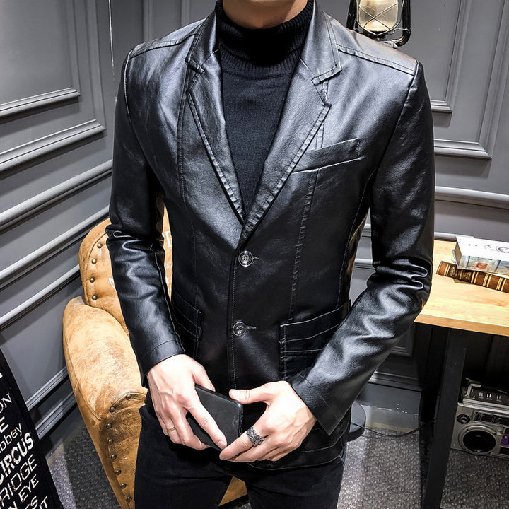 Stylish synthetic leather jacket for men Lune London