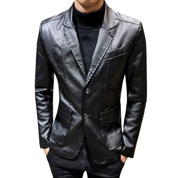 Stylish synthetic leather jacket for men Lune London