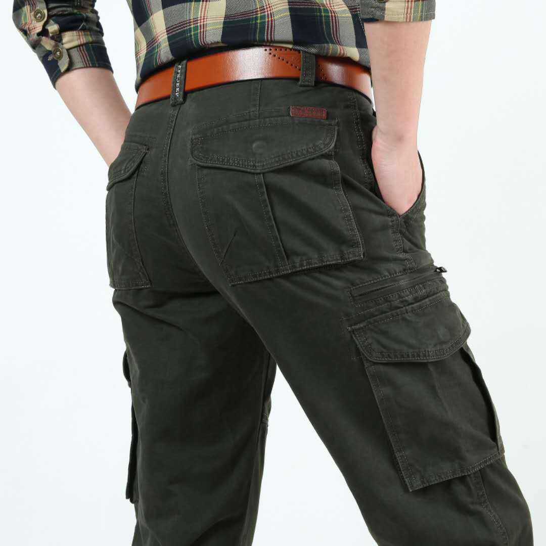 Practical cargo pants for men with multifunctional pockets Lune London