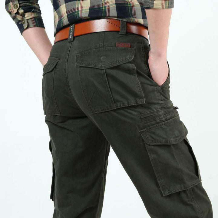 Practical cargo pants for men with multifunctional pockets Lune London