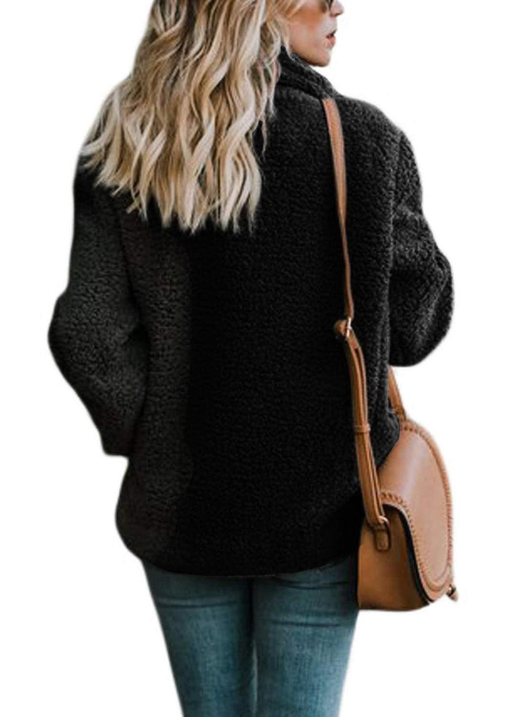 Ladies Cozy Loop Scarf with Double Button Placket Amarae