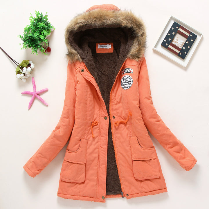 Women's transition jacket lined with hood and teddy lining Lune London