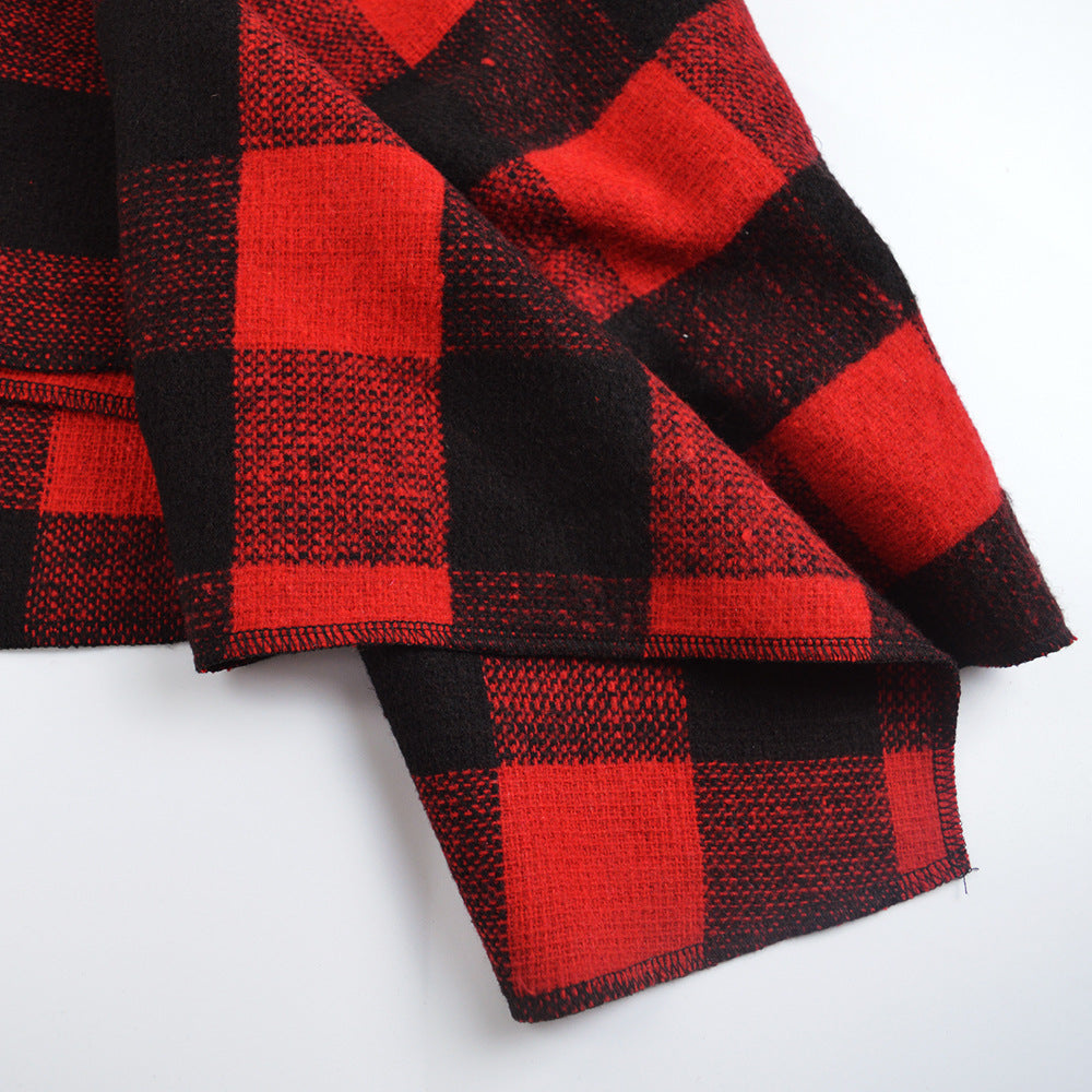 Women's Lush Checked Poncho Lune London