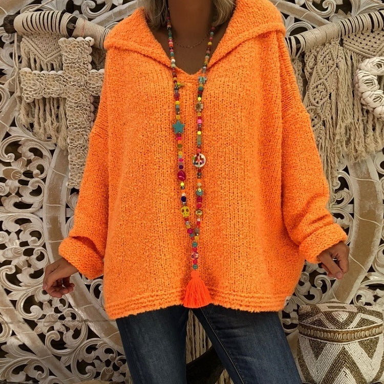 Women Large Hoodie in Soft Material Lune London