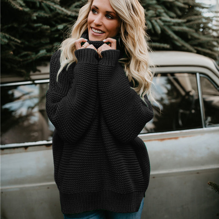 Sweater women turtleneck cozy Lune London