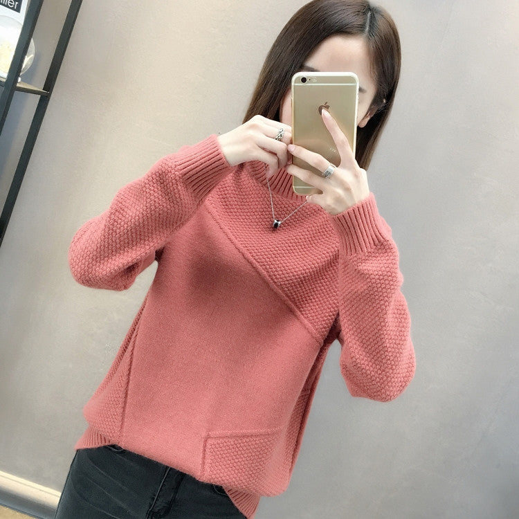 Pull à épaules hautes pour femmes avec design texturé Chic & Stil