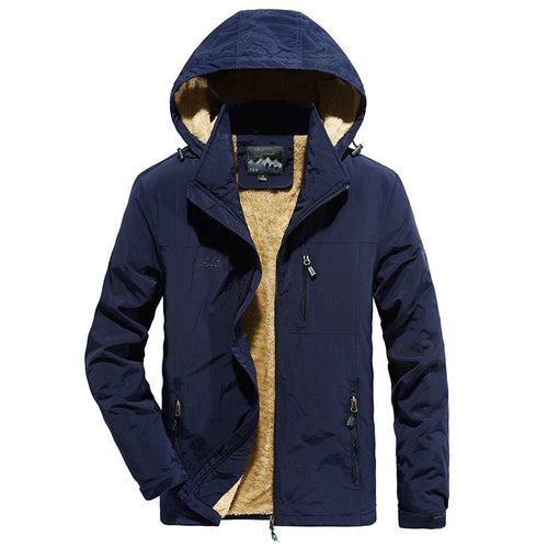 Men's waterproof outdoor jacket with warm lining Amarae